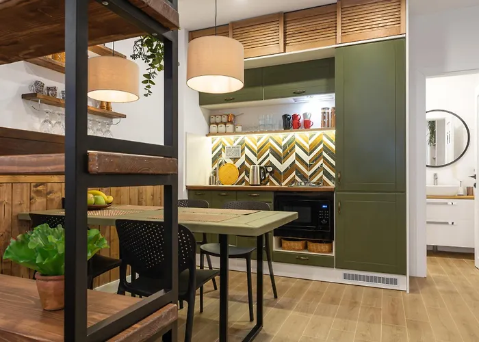 Apartment Freeman-3a 4місний з кухнею, терасою, грилем - на увесь перший поверх котеджу Bukowel